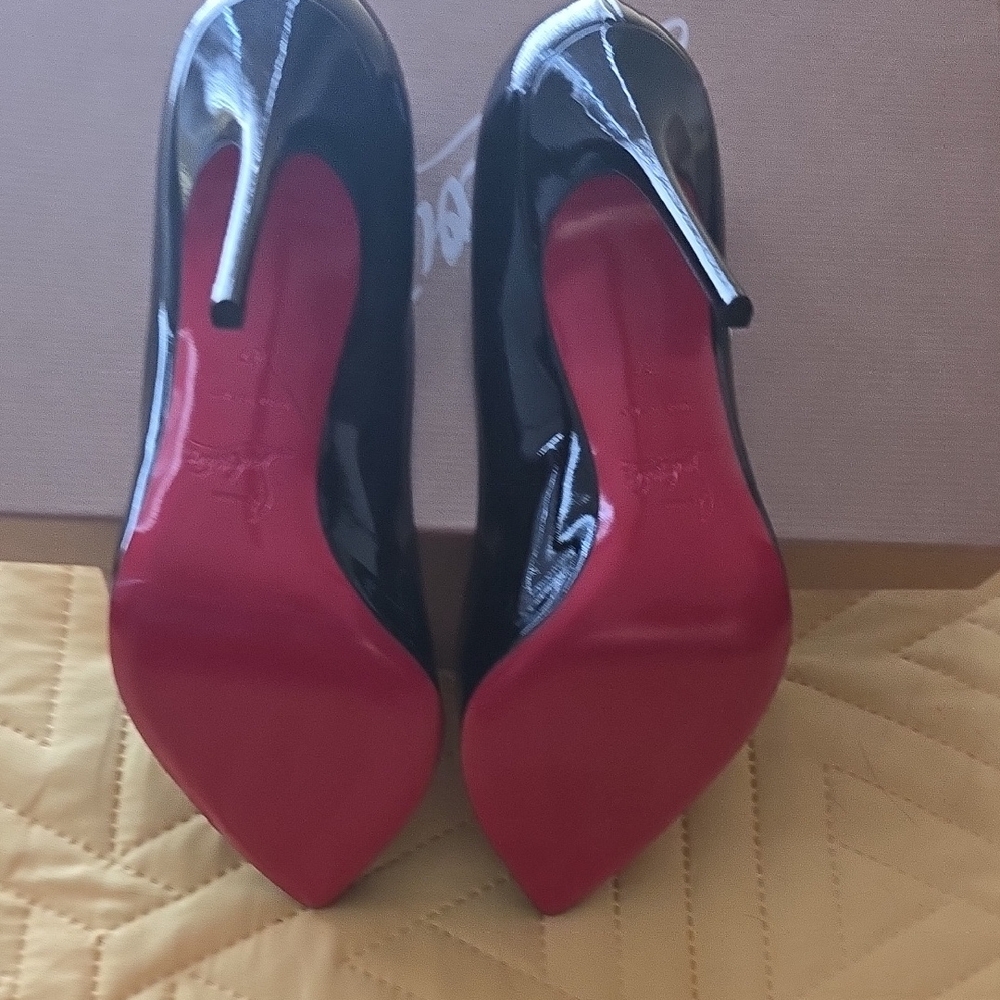 Christian Louboutin Black Patent Heels